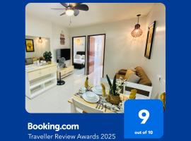 Family Getaway 2BR Vacation Homes Near Airport with FREE Gym - B2 1Kunzite, acomoda&ccedil;&atilde;o em condom&iacute;nio em Puerto Princesa