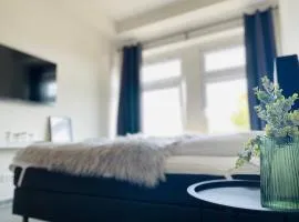 Pier 1 bis 4 gmütliche Zimmer mit Boxspringbett