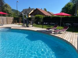 Les 4 flocons &agrave; 100m lac et du centre ville , wifi, parking, sauna