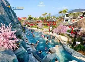 Tắm khoáng Onsen mineral bath, Vuon Vua, Thanh Thuy, Phu Tho