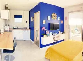 Studio La Fontaine cosy et climatisé 2 personnes