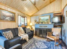 4 Mi to Estes Park Riverfront Cabin with Hot Tub!