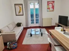 Appartement nimes centre160m2 climatisation 3 chambres avec parking