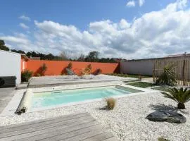 Maison pour 10 avec piscine chauffée