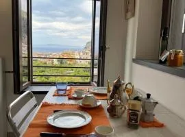 Sea View Loft Meta Sorrento Coast Free Parking