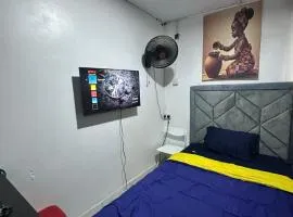 Private Fully Serviced Studio Apartment At Ilasan lekki ikate, AC, Toilet is Shared, Netflix,WiFi,prime,private kitchen