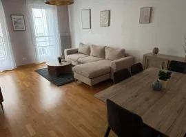 Spacious 3-room, 6-person apartment in Villeurbanne