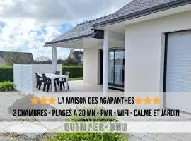 La Maison des Agapanthes - accès PMR - à 20 mn des Plages