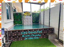 Azkin Private Pool Rantau Panjang, hotel di Rantau Panjang