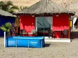 Bungalows en playa Wakama