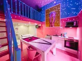 Funky House SPA - Jacuzzi - Salle de cinéma & Netflix - Billard - Nintendo switch & jeux