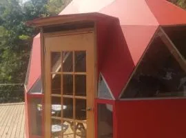 Ecobindu Cabaña-Tipo DOMO-hermosa Vista!