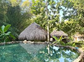 Las Cabañas del Rio, farma v destinaci Minca