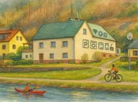 Ferienhaus am Elberadweg mit Sauna & Kamin - Natur, Erholung & S-Bahn-Anbindung - Saxon Oase