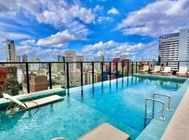 Apart Stúdio All Batel - Piscina Borda Infinita aquecida - Crianças Grátis - Colchão massageador