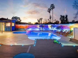 Coastal Retreat Home - Festive Deck with Pool & Beach Bar