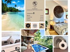 Villa Uluwatu - Belle Vue Jungle, Villa 23, hotelli Koh Samuilla