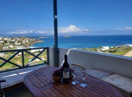 3BD Villa with breathtaking sea view, casa de campo em Azolimnos