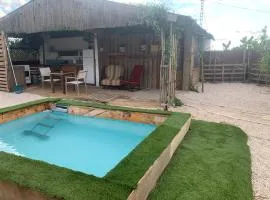 Cabaña rural piscina privada