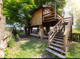 Podlasie Domek na drzewach, cabin in Trześcianka
