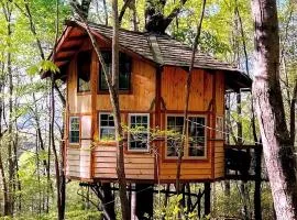Entire Four Treehouses Resort Perfect for Groups and Outdoor Activities in Copperhill, Tennessee