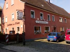 Gasthof zur Krone, hotel v destinaci Burghaslach