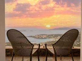 "VILLA INFINITY", Luxury Living by Explore Andros, hotel com banheiras de hidromassagem em Batsi