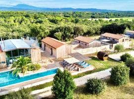 NUIKI Lodges - Chambres d'hôtes, hôtel à Montségur-sur-Lauzon