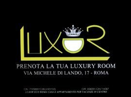 LUXOR ECO ROMA CASA E APPARTAMENTO PER VACANZE IN CENTRO Piazza Bologna, Colosseo, Piazza di Spagna, Vaticano, San Pietro, Sapienza, Fontana di Trevi, Piazza Navona, Trastevere, Tiburtina, Termini, Aeroporto, hotel v Římě