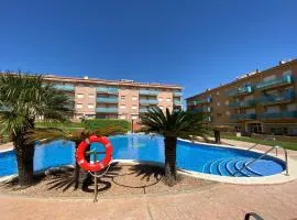 Frente al mar con piscina para 4