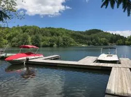 Stunning Modern Rustic Lake Retreat PRVT BOAT SLIP