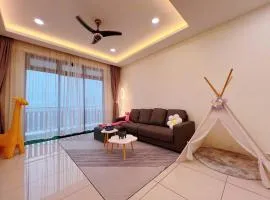 Muji Style Luxury Two Bedrooms Condo 1-7pax at D Secret Garden - Johor Bahru-Mid Valley-Paradigm Mall-Dato Onn-Setia Tropika-Kempas-UTM