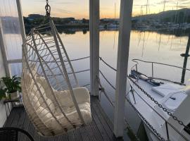 On the water boat House