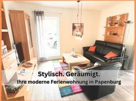 Ferienwohnung "Calypso" Papenburg Ebenerdig Terrasse Einbauküche Neubau 84 qm Free Wifi 2 Schlafzimmer