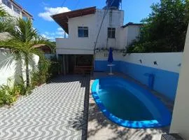 Quarto 3 quádruplo café da manhã em Pousada, Praia de Cabuçu BA