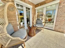 FeWo Kuestenliebe direkt am Strand mit eingez Garten