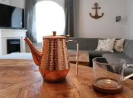 FeWo Backboard mit eingez Garten direkt am Hundestrand