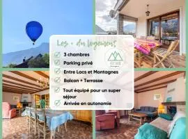 Entre Lac & Montagnes Spacieux Appartement 6 pers