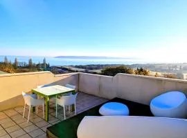 Le 4 saisons - Terrasse avec vue mer panoramique