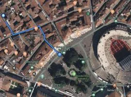 La terrazza del Longobardo a due passi dall'Arena