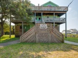 Quiet Hatteras Duplex with Decks about 1 Mile to Beach