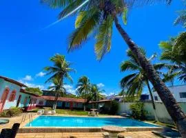 Bangalôs em frente a praia
