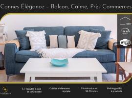 Cannes Elegance &ndash; Balcony & Quiet Near Shops