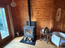 Chalet en bois sur grand parc arboré tout proche de l océan