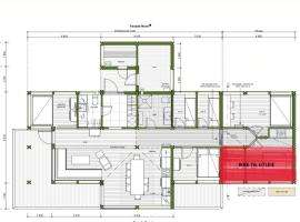 Architectural Gem With Views Of Hallingskarvet, hotell i Ål