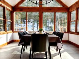 Chalet La Canopée -familial par excellence MontBlanc, viešbutis mieste Saint-Faustin