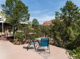 Sedona Hilltop Retreat Deck with Red Rock Views