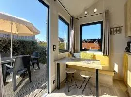 Tiny House 1 chambre, piscine chauffée, à 200 m de la plage, Jullouville - FR-1-361A-24