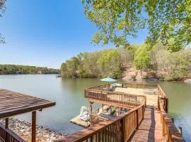 Smith Mountain Lake House with 2-Story Boat Dock!
