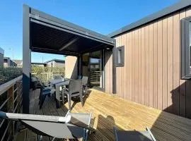 Mobil-home confort 6 pers, 3 ch, pisc chauffée, à 200m plage Jullouville - FR-1-361A-70